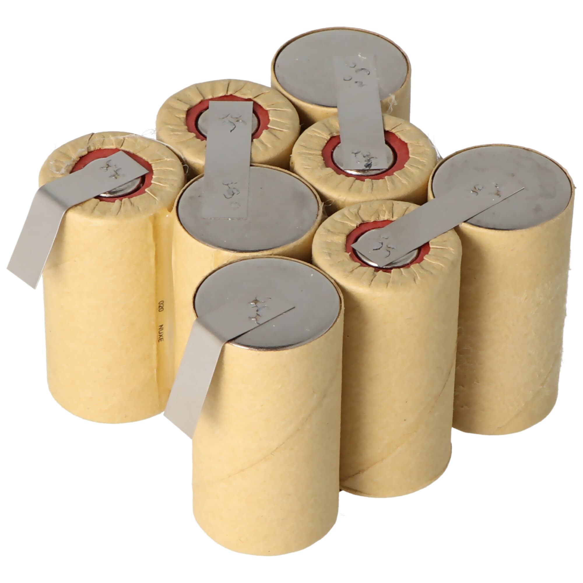 Batterie rechargeable pour la batterie rechargeable Würth Master SD 9.6 0700 980 213 NiMH 2.0Ah, dimensions 68x62x43mm