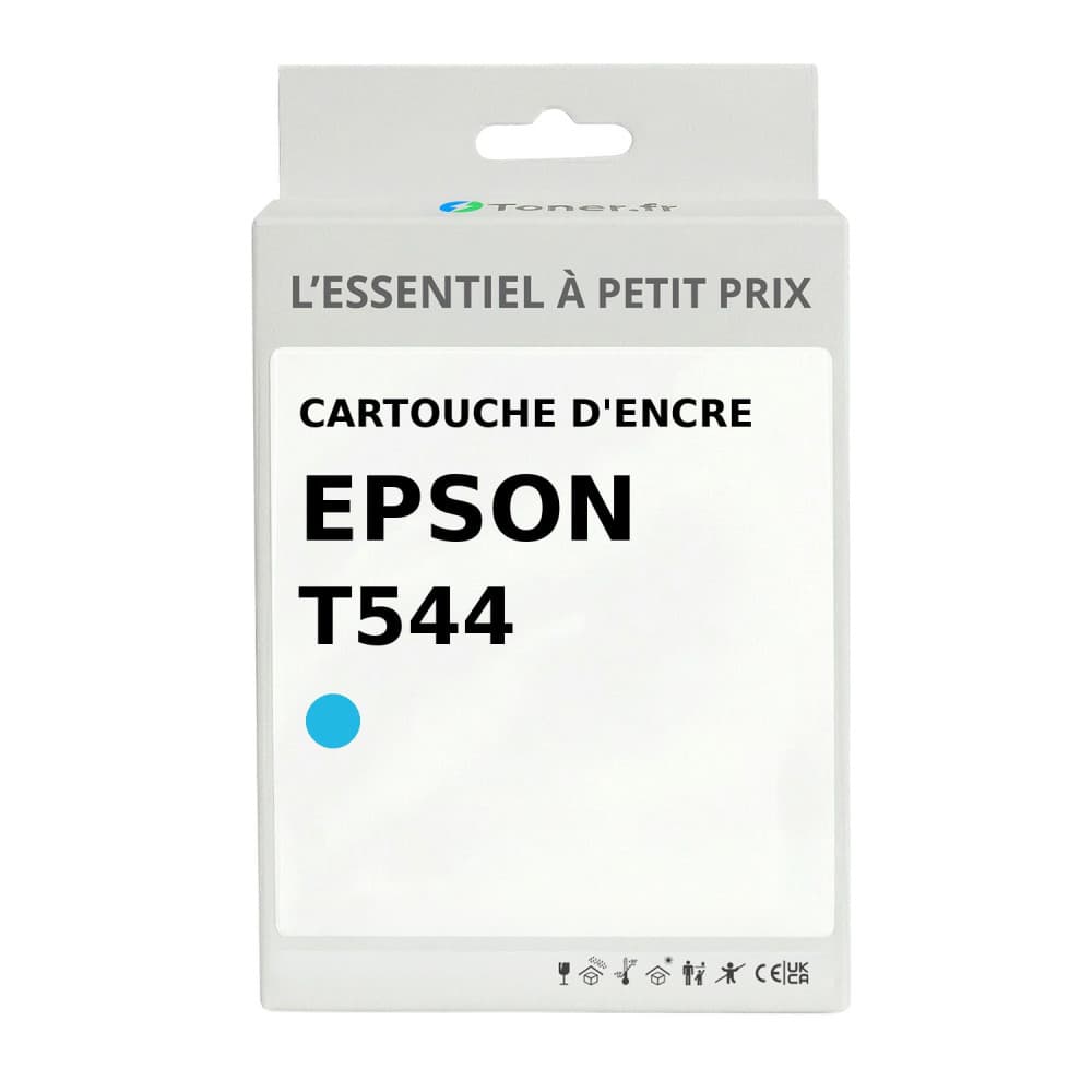 Cartouche d'encre compatible Epson T544 Cyan