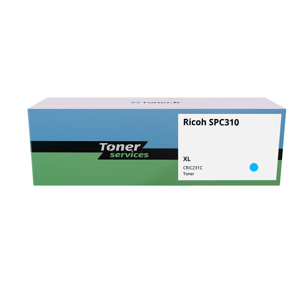 Toner compatible Ricoh SPC310 Cyan